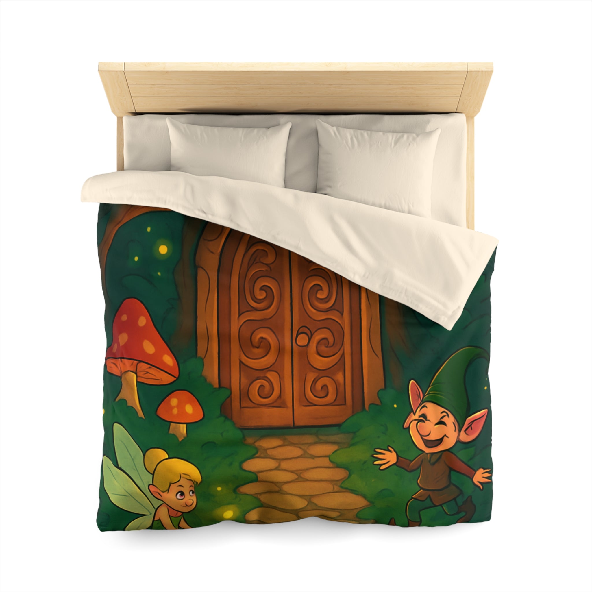 Housse de Couette Microfibre Motif Créatif Original Style Contemporain Chambre Élégante