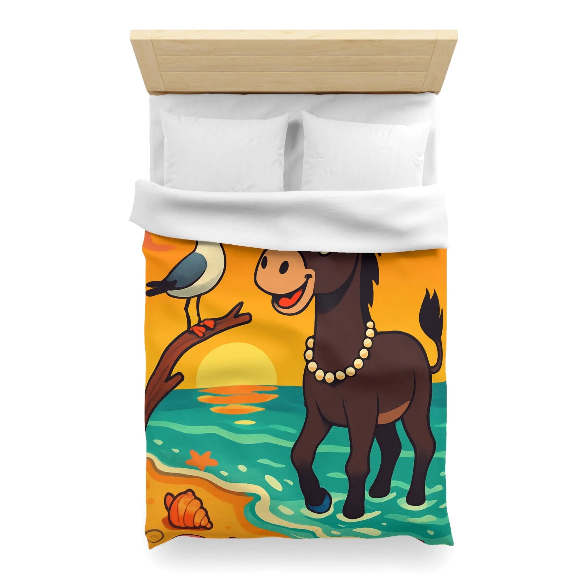 Housse de Couette Microfibre Art Graphique Contemporain Style Décoratif Chambre Tendance