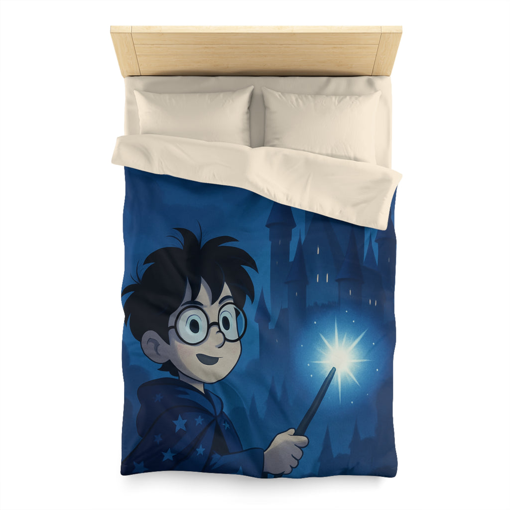 Housse de Couette Microfibre Illustration Unique Design Moderne Décoration Intérieure Raffinée