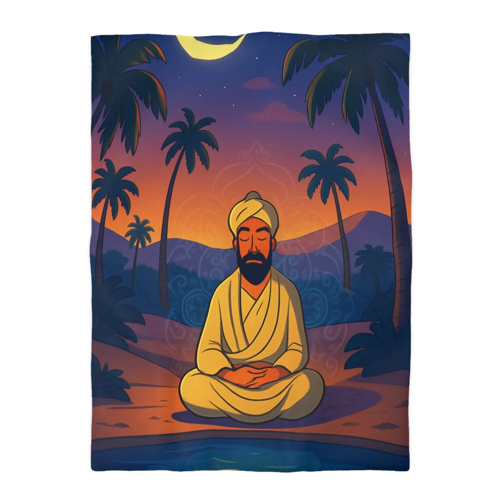 Housse de Couette Microfibre Art Graphique Contemporain Style Décoratif Chambre Tendance