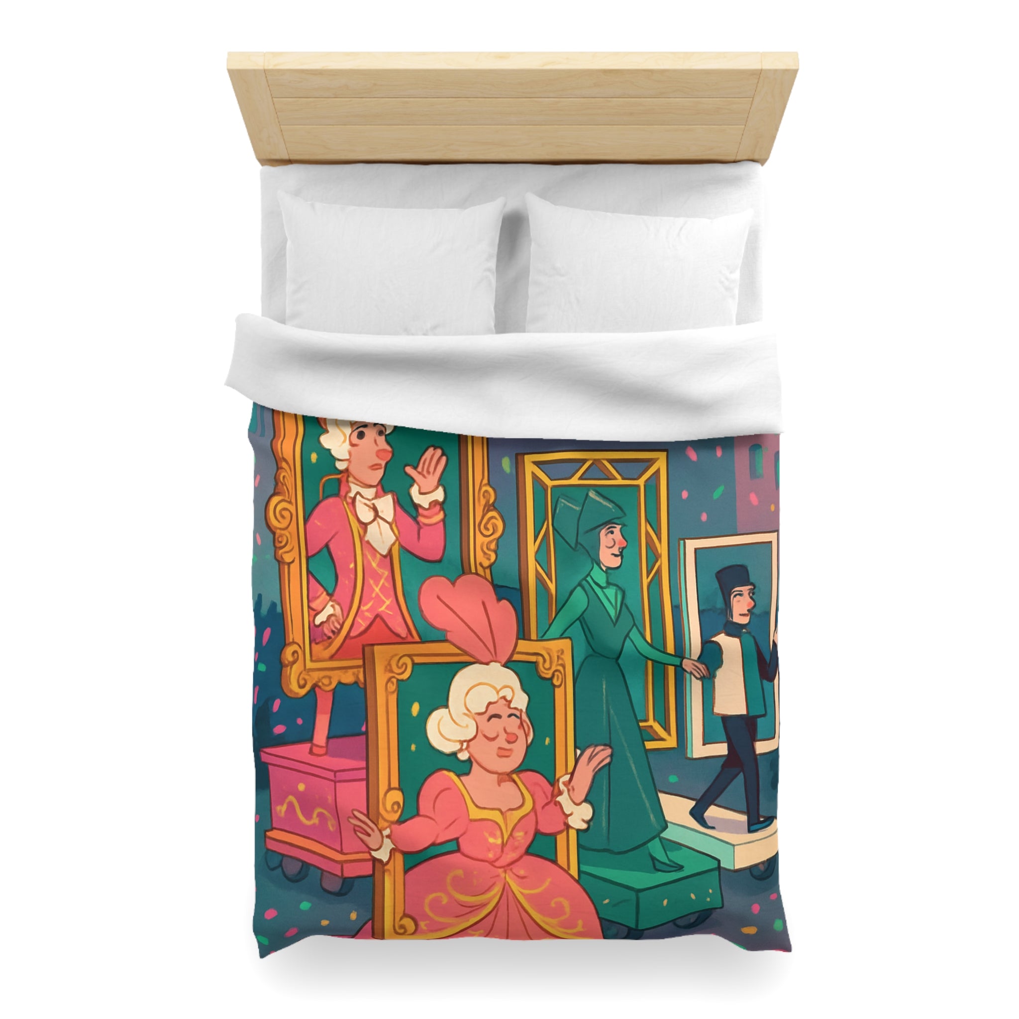 Rêveries Festives : Motifs Baroques Animés pour Embellir Votre Chambre à Coucher