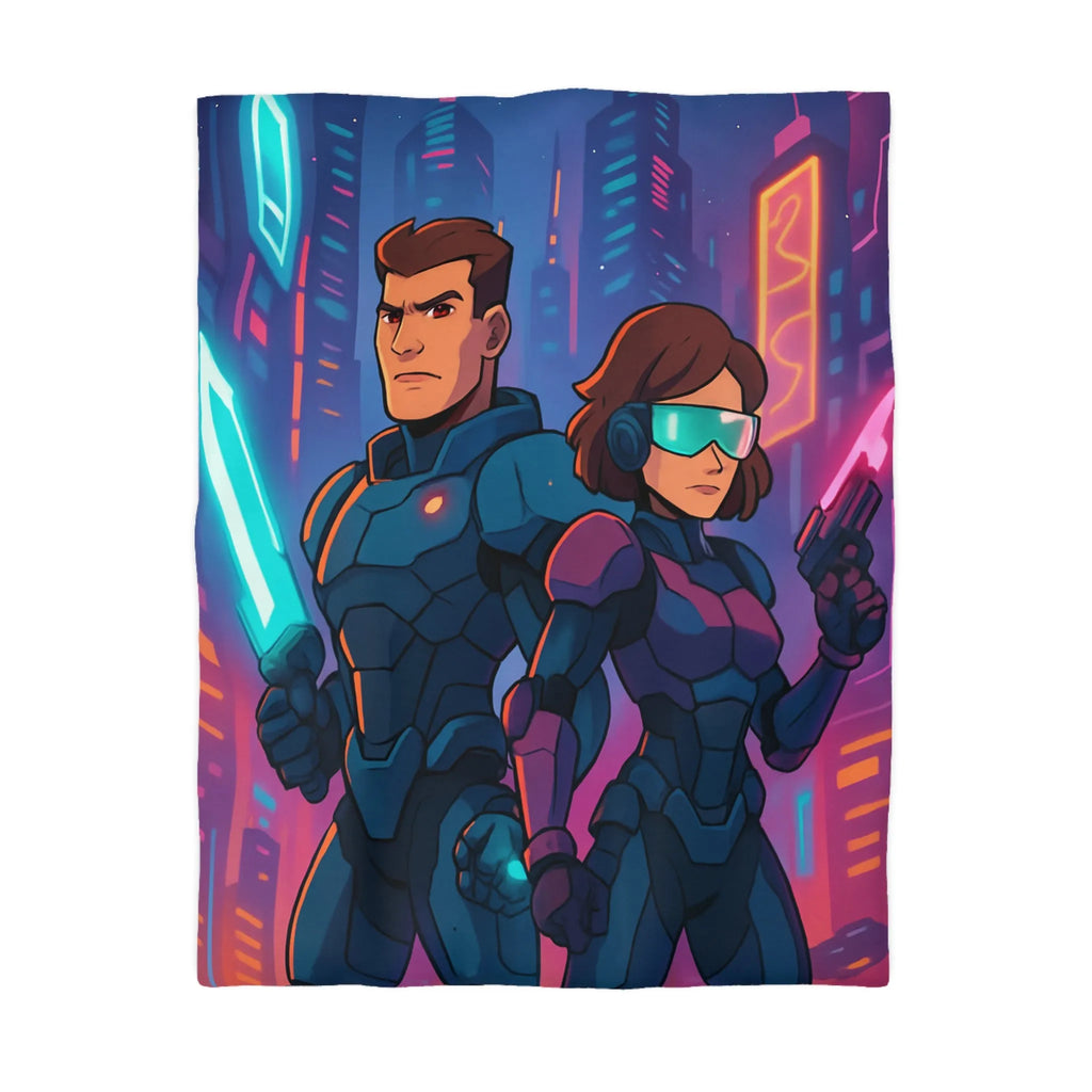 Housse de Couette Microfibre Création Artistique Moderne Design Exclusif Décoration Chambre