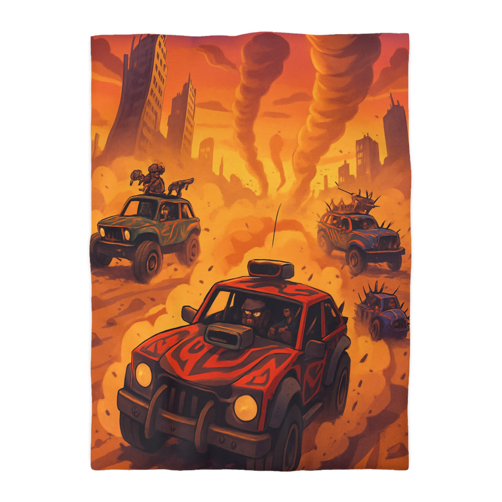 Housse de Couette Microfibre Design Artistique Moderne Décoration Chambre Confort Premium