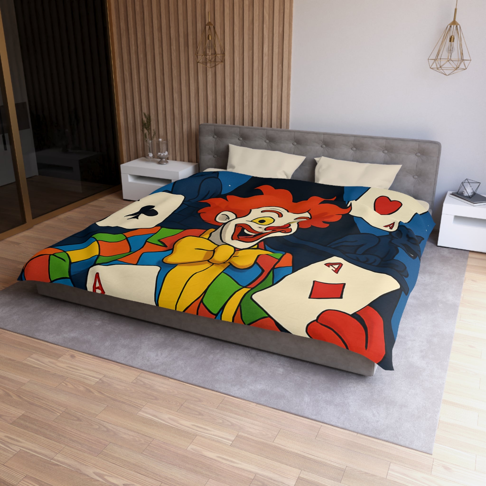 Housse de Couette Microfibre Création Artistique Moderne Design Exclusif Décoration Chambre