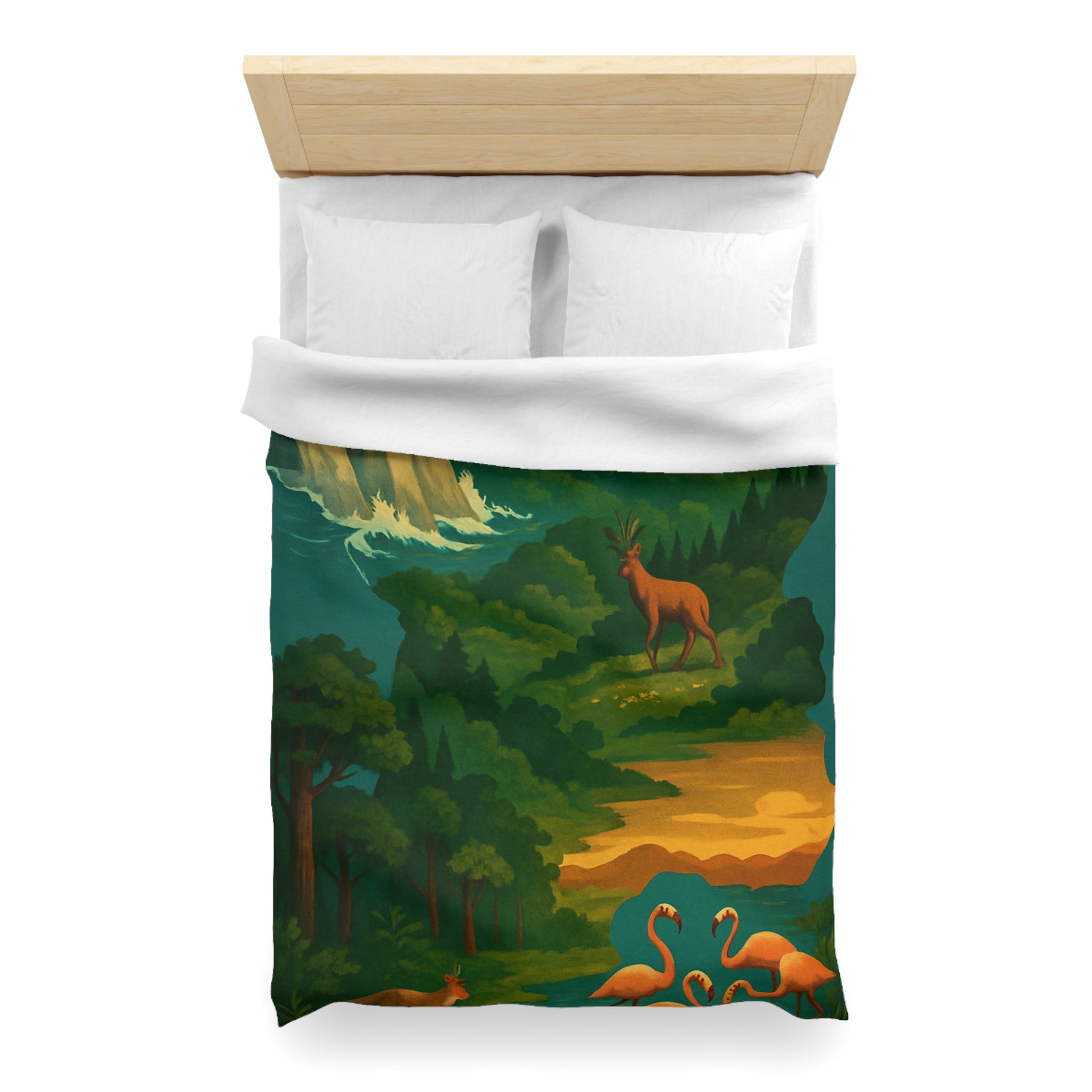 Housse de Couette Microfibre Création Artistique Moderne Design Exclusif Décoration Chambre