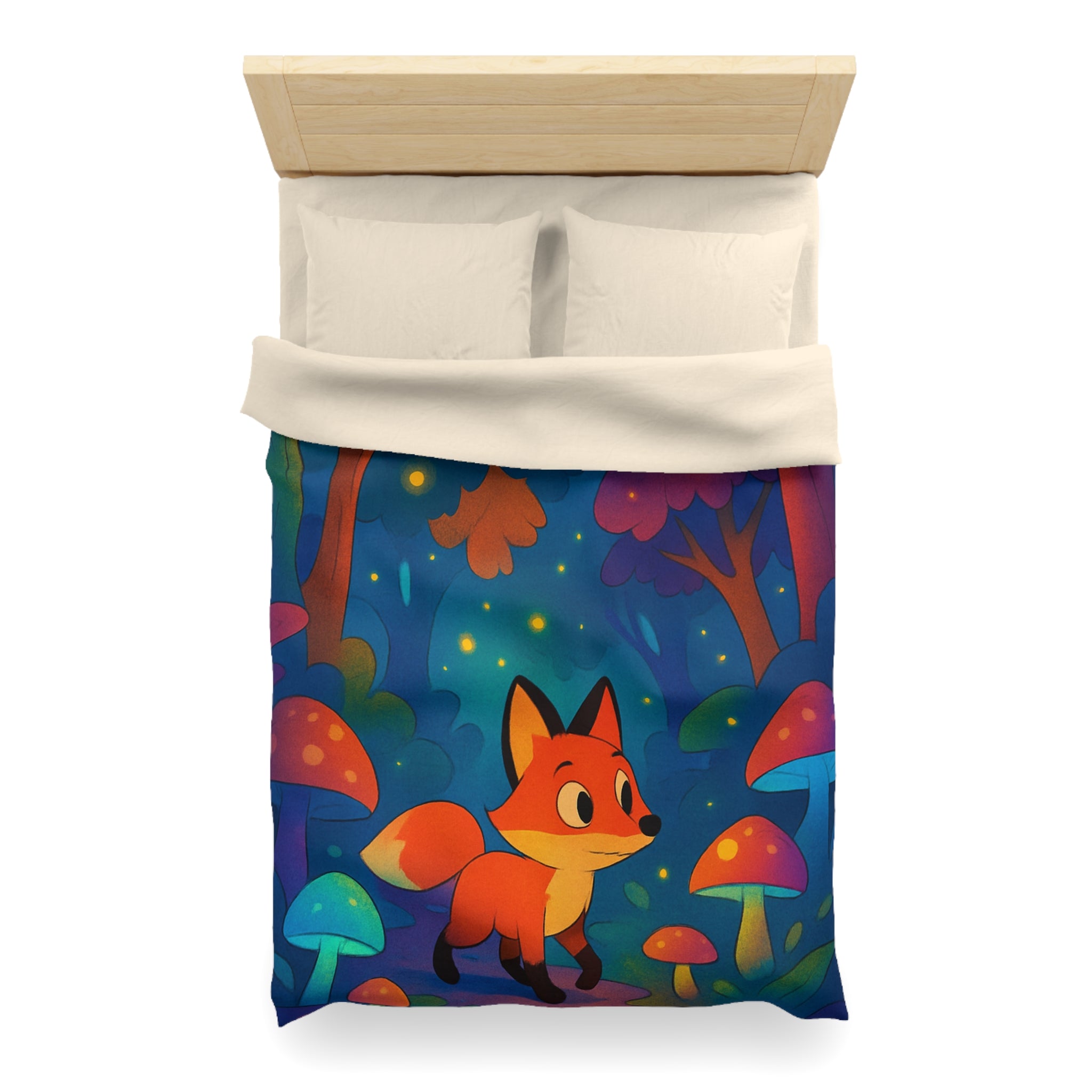 Housse de Couette Microfibre Design Artistique Moderne Décoration Chambre Confort Premium