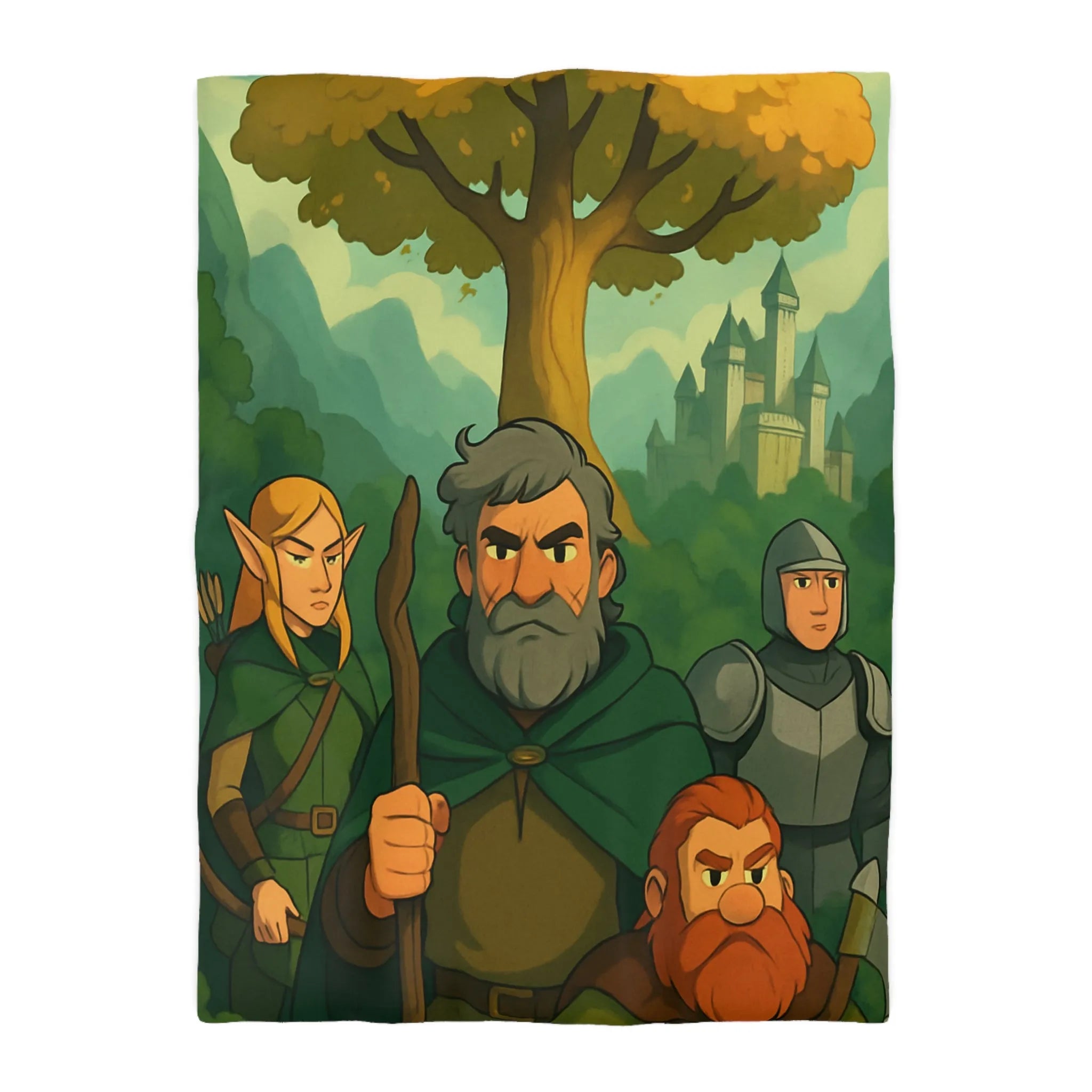 Housse de Couette Microfibre Art Graphique Contemporain Style Décoratif Chambre Tendance