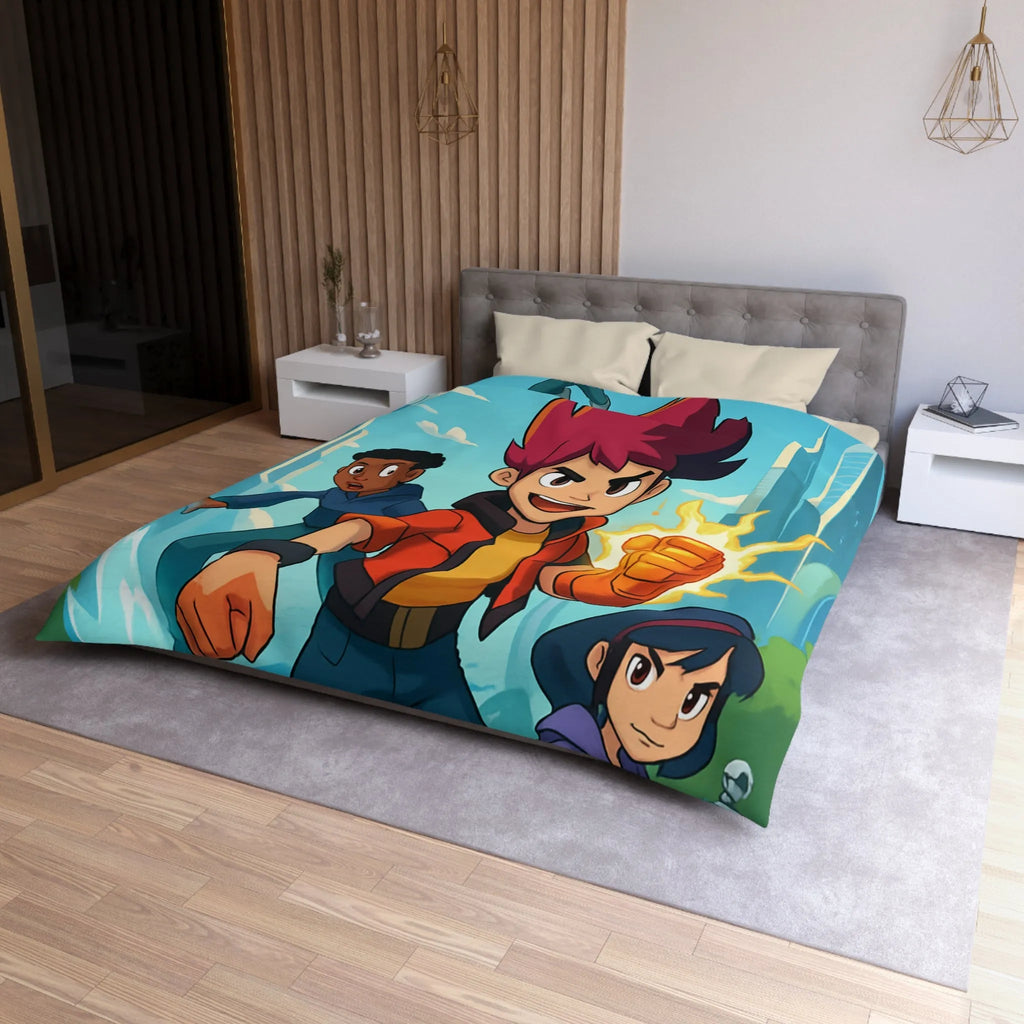 Housse de Couette Microfibre Création Artistique Moderne Design Exclusif Décoration Chambre