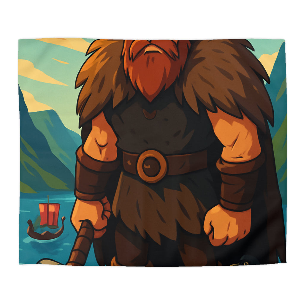 Housse de Couette Microfibre Illustration Unique Design Moderne Décoration Intérieure Raffinée