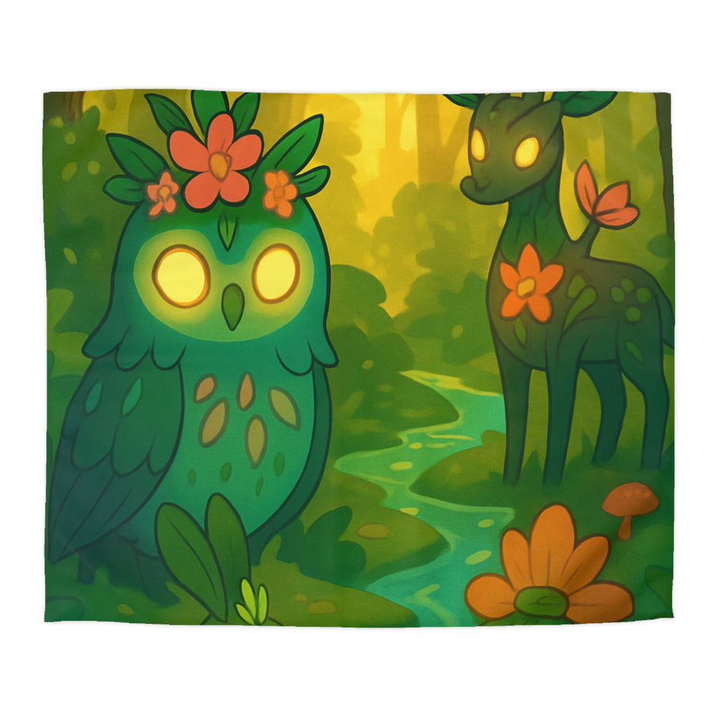 Housse de Couette Microfibre Illustration Unique Design Moderne Décoration Intérieure Raffinée