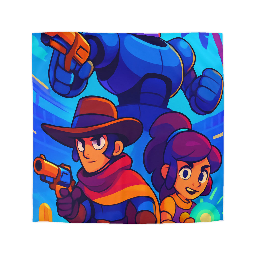 Housse de Couette Microfibre Design Artistique Moderne Décoration Chambre Confort Premium