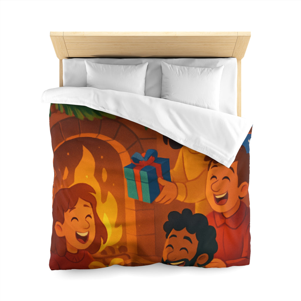 Housse de Couette Microfibre Motif Créatif Original Style Contemporain Chambre Élégante