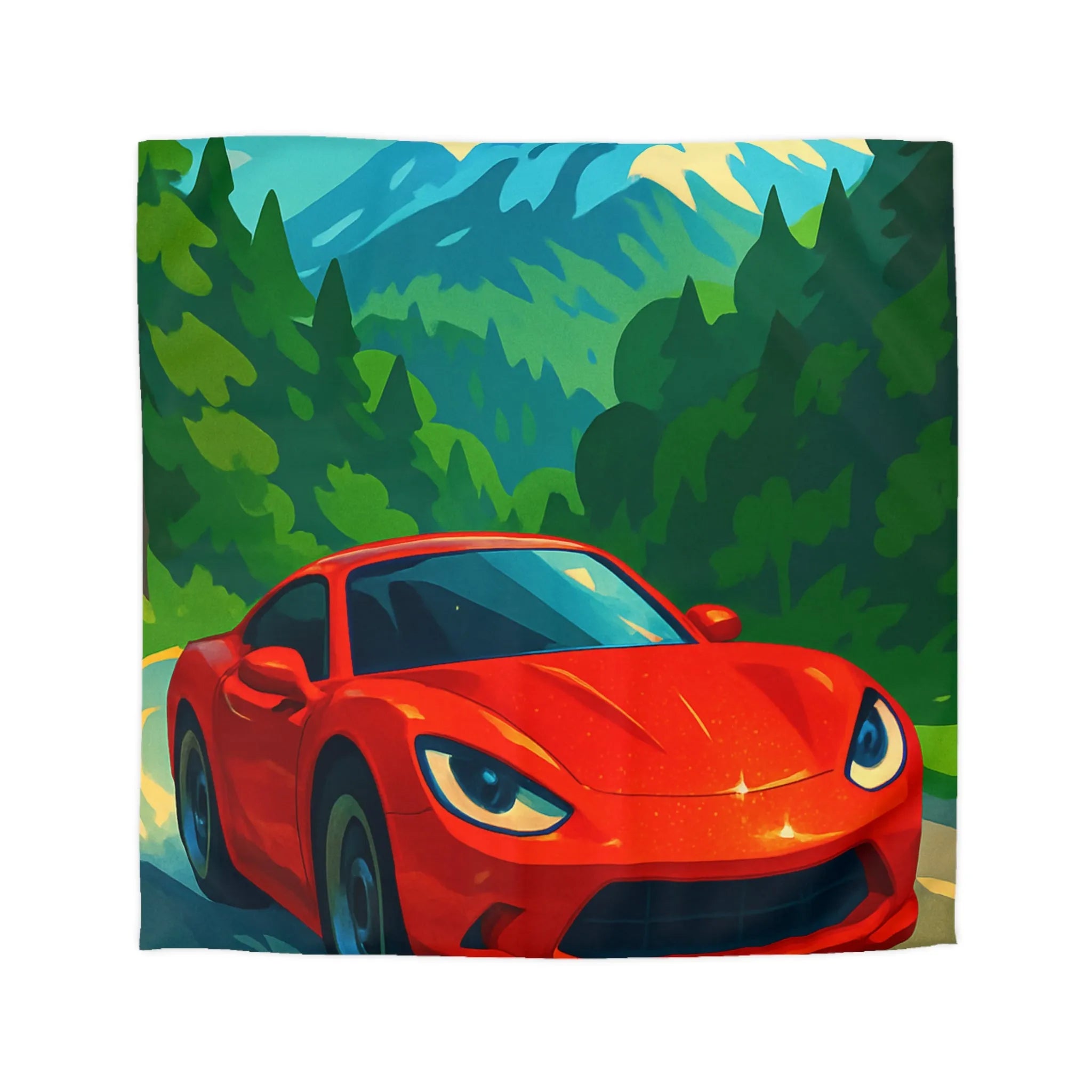 Housse de Couette Microfibre Création Artistique Moderne Design Exclusif Décoration Chambre