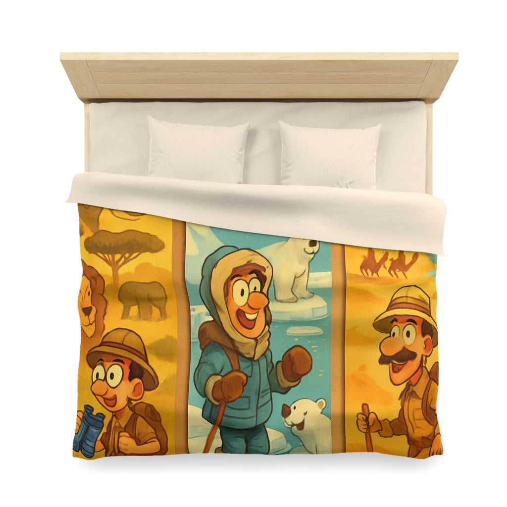 Housse de Couette Microfibre Création Artistique Moderne Design Exclusif Décoration Chambre