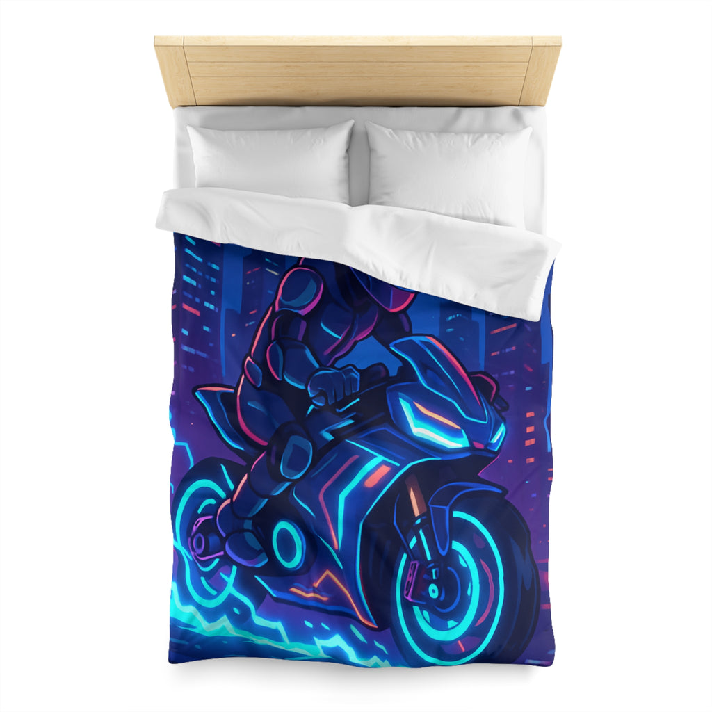 Housse de Couette Microfibre Design Artistique Moderne Décoration Chambre Confort Premium