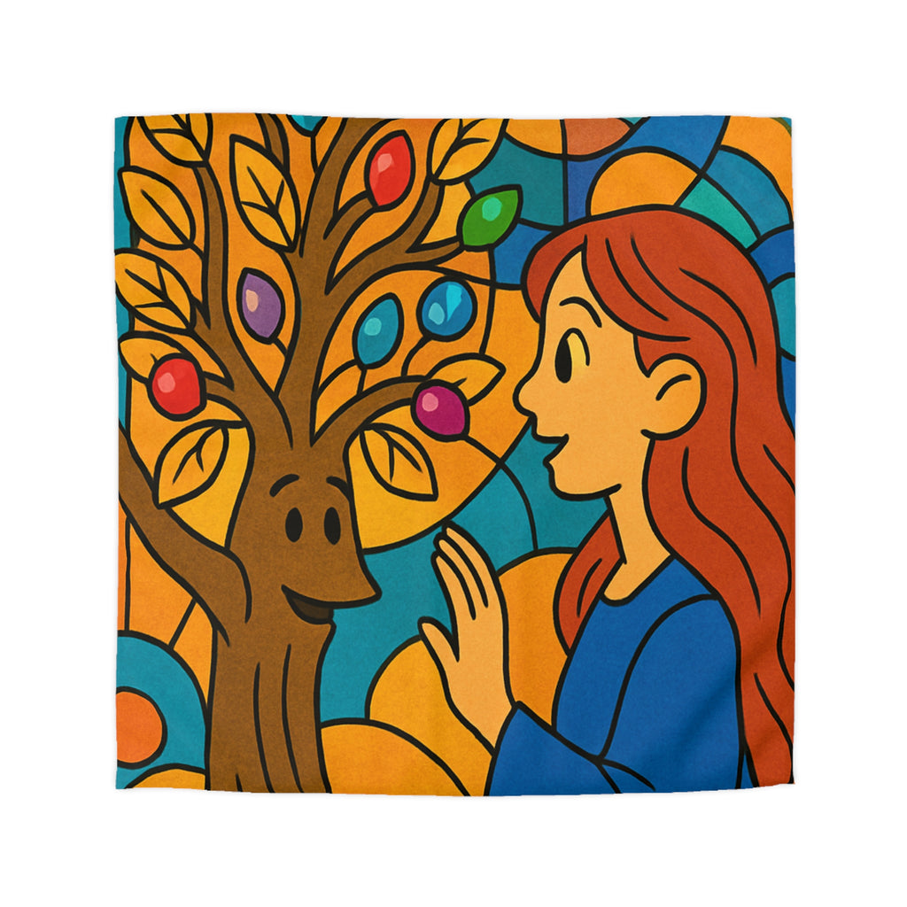 Housse de Couette Microfibre Illustration Unique Design Moderne Décoration Intérieure Raffinée