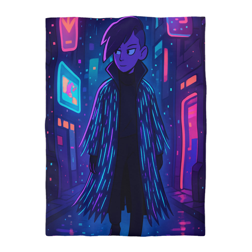 Housse de Couette Microfibre Design Artistique Moderne Décoration Chambre Confort Premium