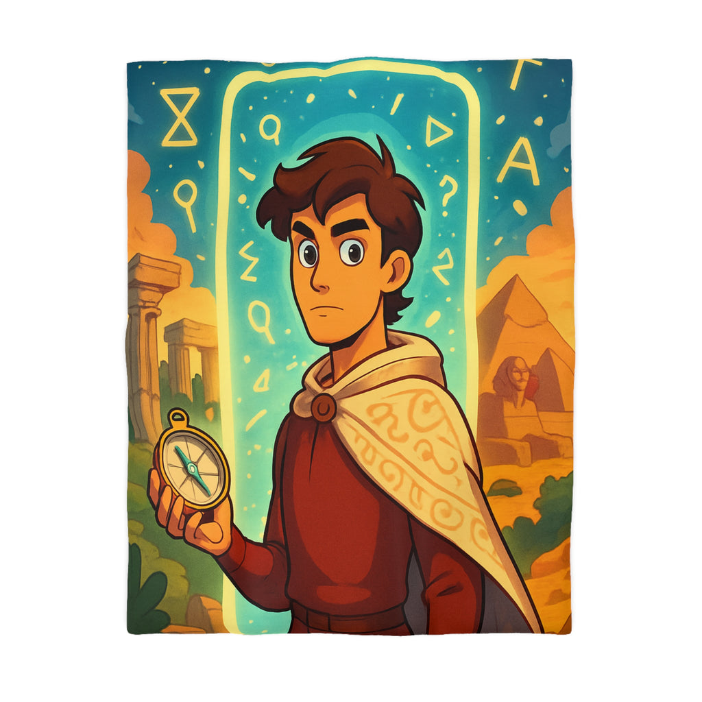 Housse de Couette Microfibre Design Artistique Moderne Décoration Chambre Confort Premium