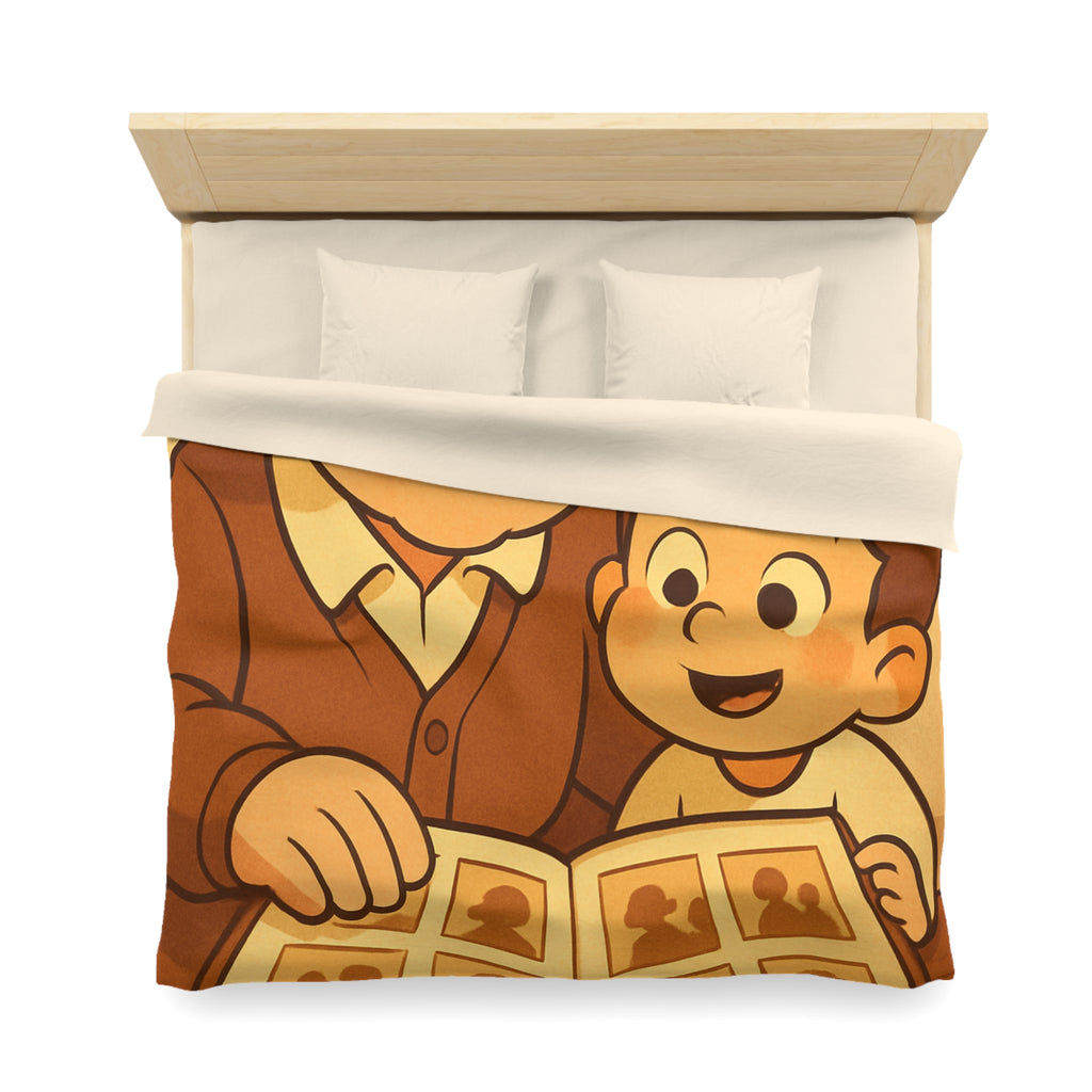 Housse de Couette Microfibre Design Artistique Moderne Décoration Chambre Confort Premium