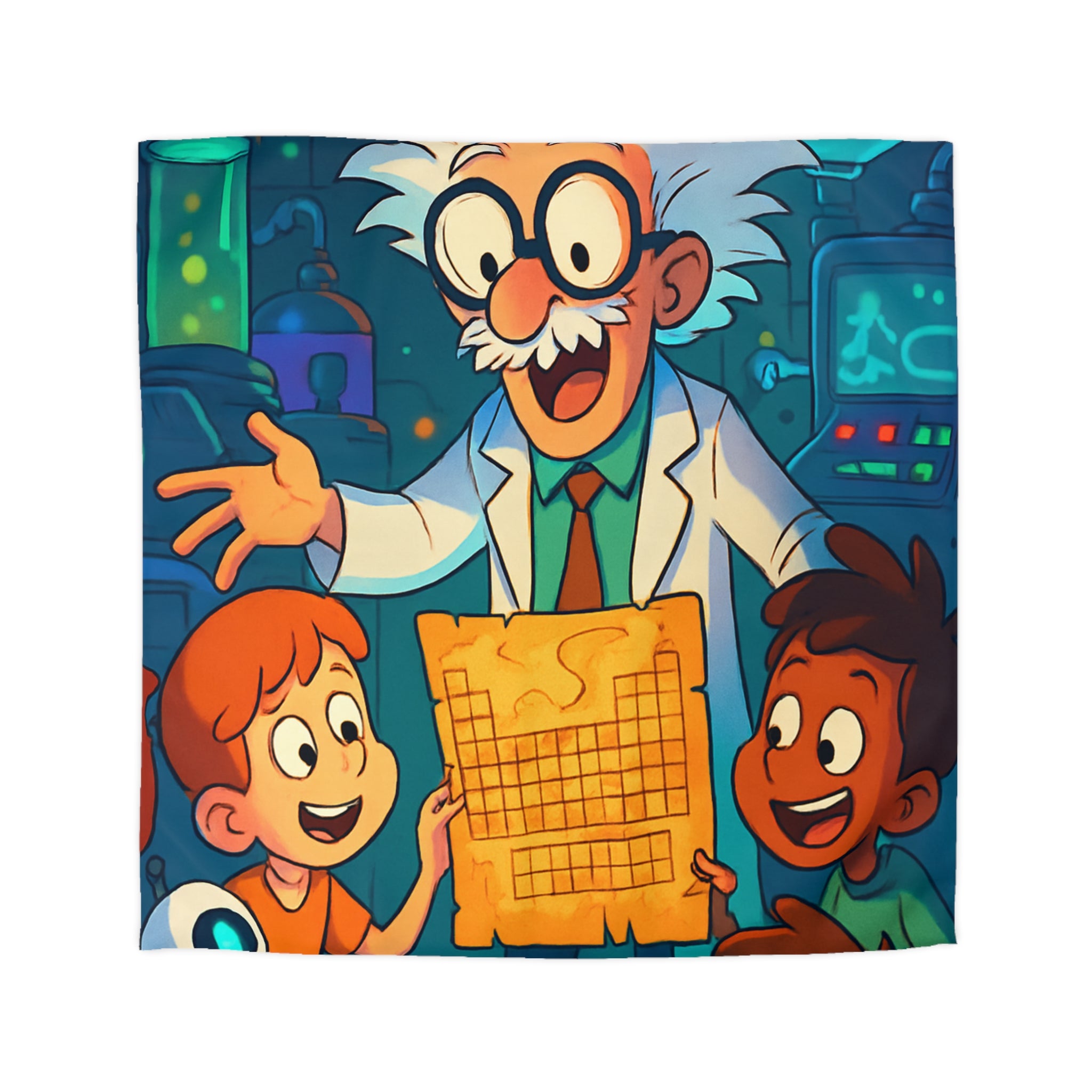 Housse de Couette Microfibre Motif Créatif Original Style Contemporain Chambre Élégante