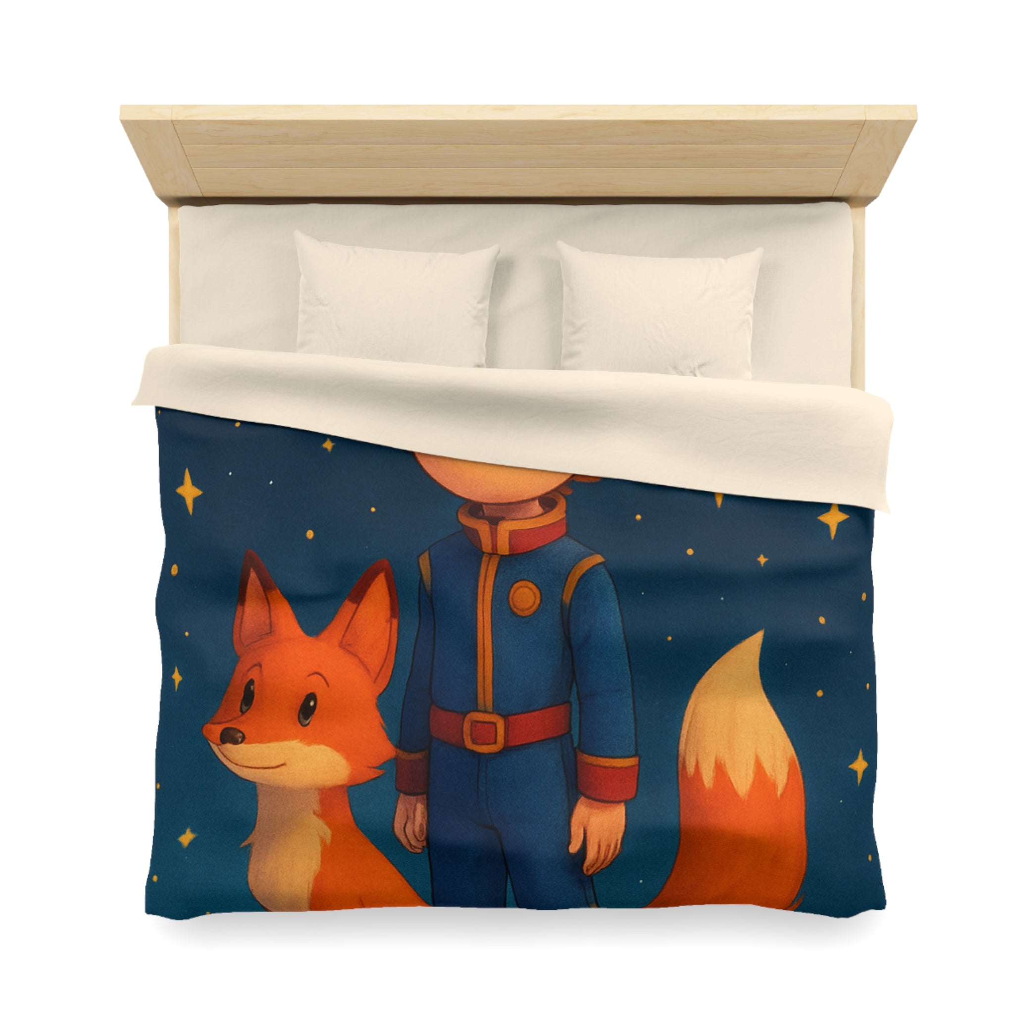 Housse de Couette Microfibre Design Artistique Moderne Décoration Chambre Confort Premium