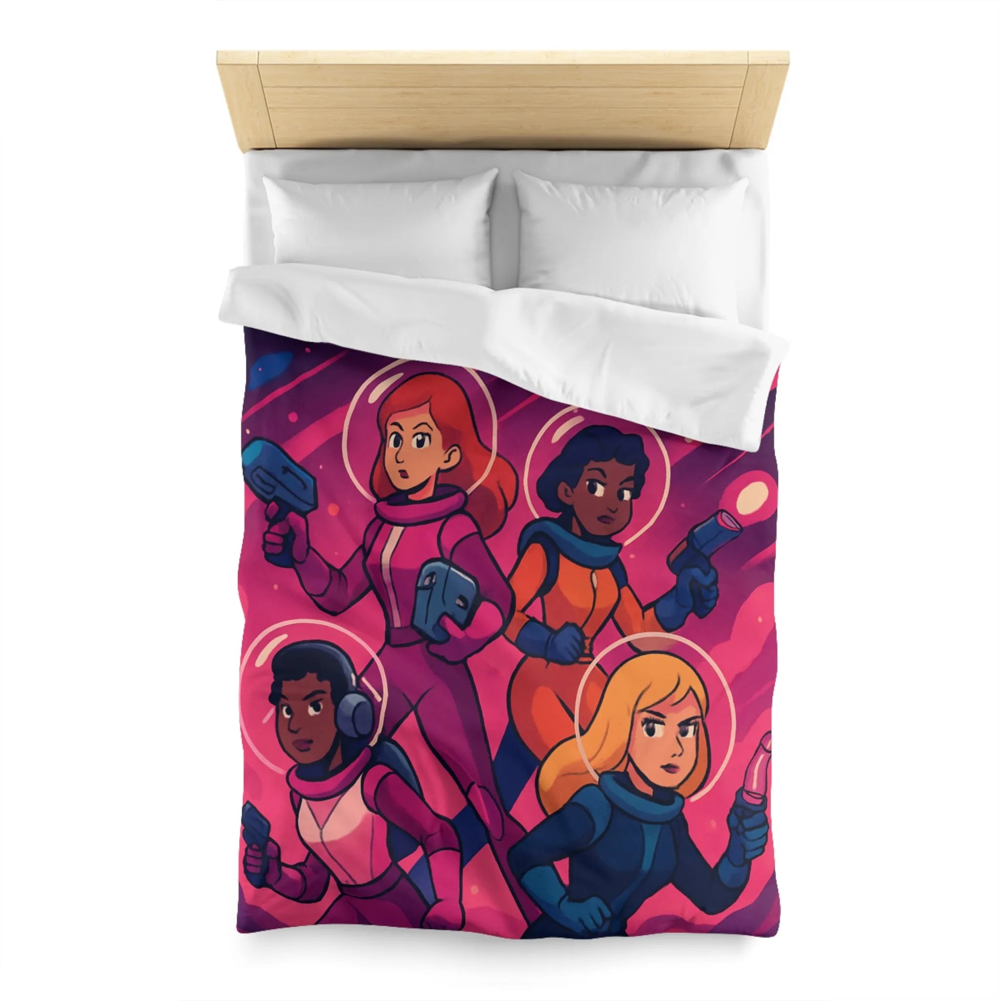 Housse de Couette Microfibre Création Artistique Moderne Design Exclusif Décoration Chambre