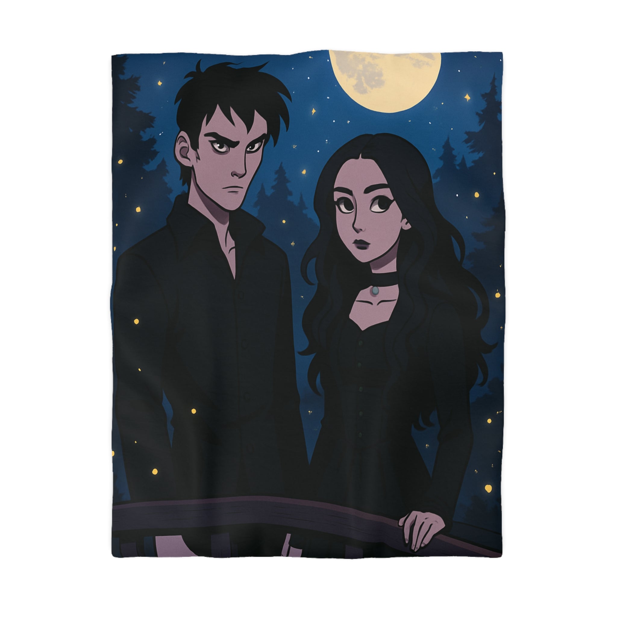 Housse de Couette Microfibre Design Artistique Moderne Décoration Chambre Confort Premium