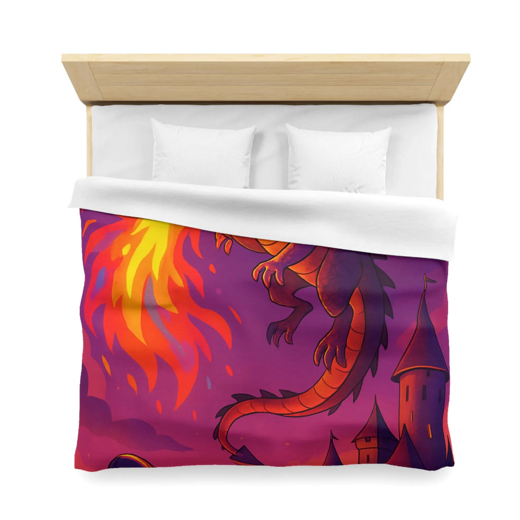 Envolez-vous avec un dragon cracheur de feu protégeant un château médiéval ensorcelé