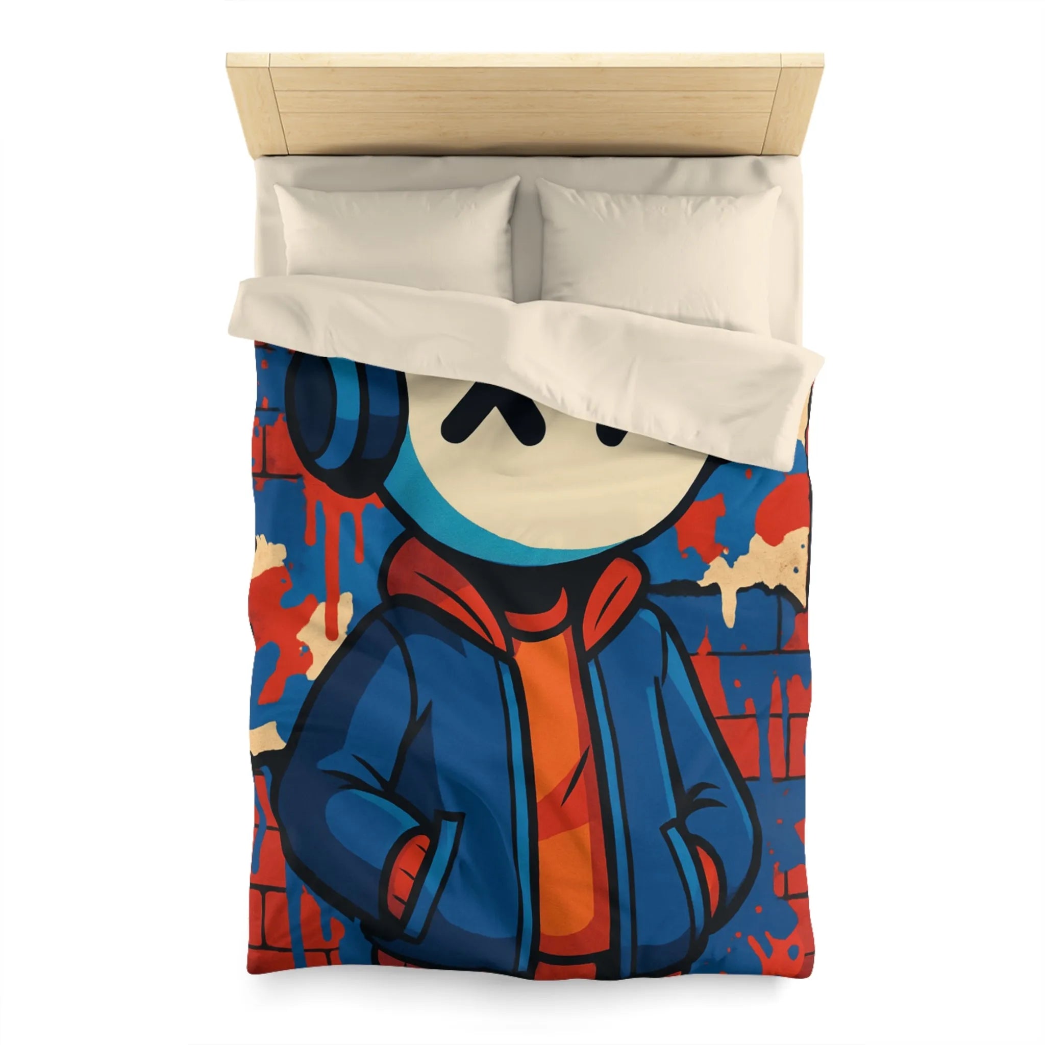 Housse de Couette Microfibre Création Artistique Moderne Design Exclusif Décoration Chambre