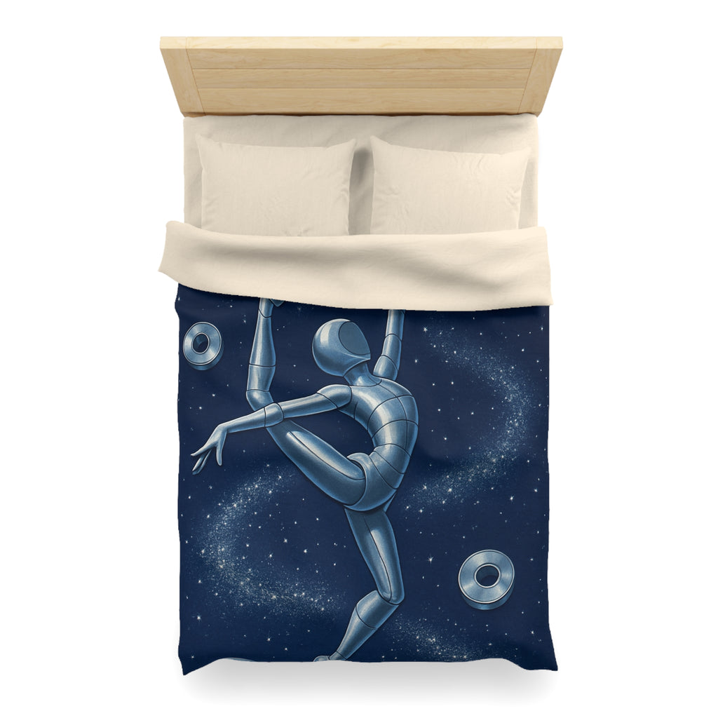 Housse de Couette Microfibre Illustration Unique Design Moderne Décoration Intérieure Raffinée