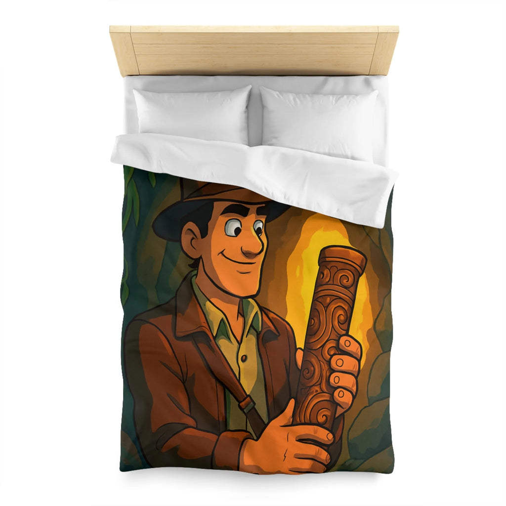 Housse de Couette Microfibre Art Graphique Contemporain Style Décoratif Chambre Tendance