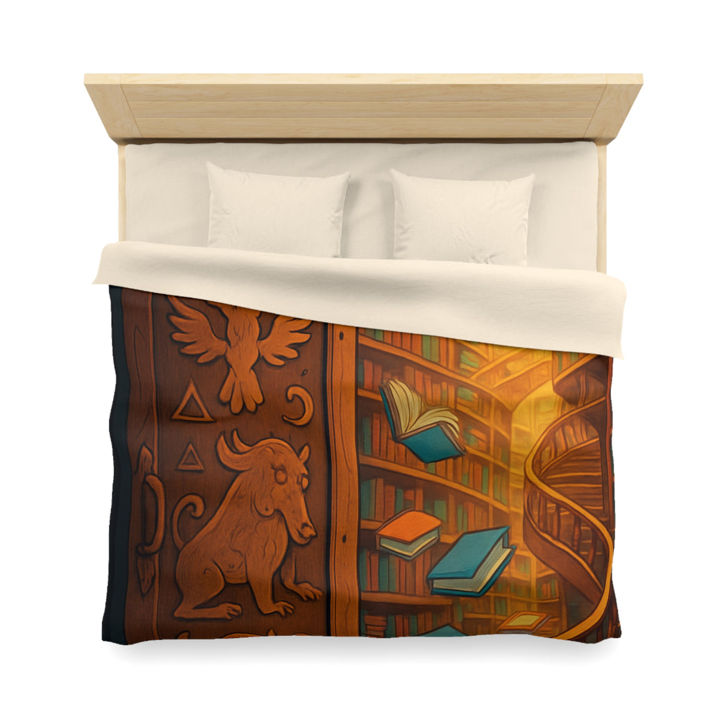 Housse de Couette Microfibre Design Artistique Moderne Décoration Chambre Confort Premium