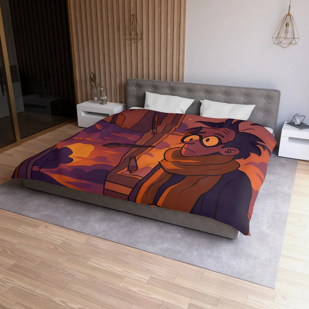 Housse de Couette Microfibre Création Artistique Moderne Design Exclusif Décoration Chambre