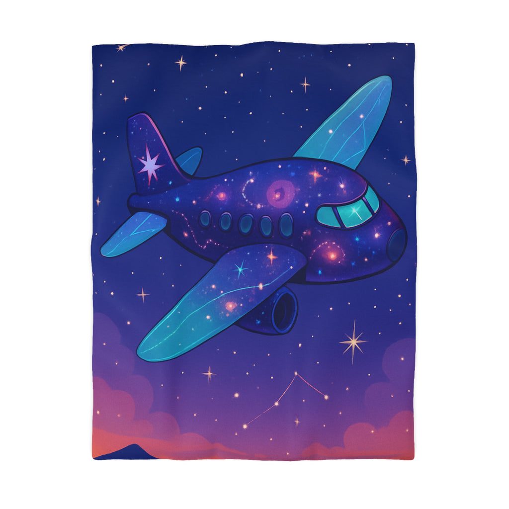 Housse de Couette Microfibre Illustration Unique Design Moderne Décoration Intérieure Raffinée