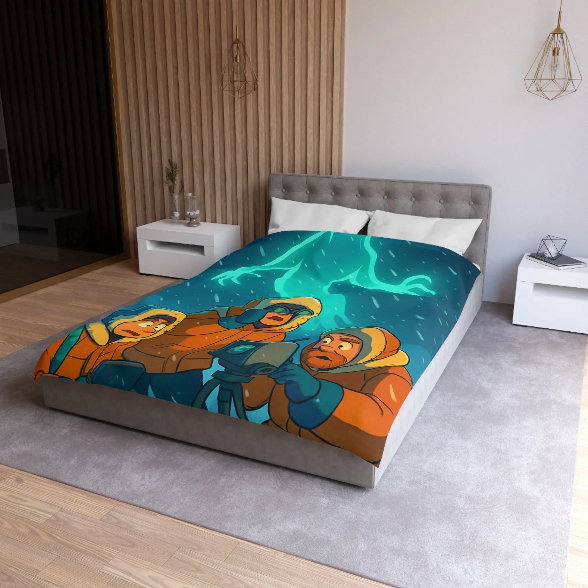 Explorez l'aventure arctique avec trois explorateurs et un mystérieux fantôme lumineux