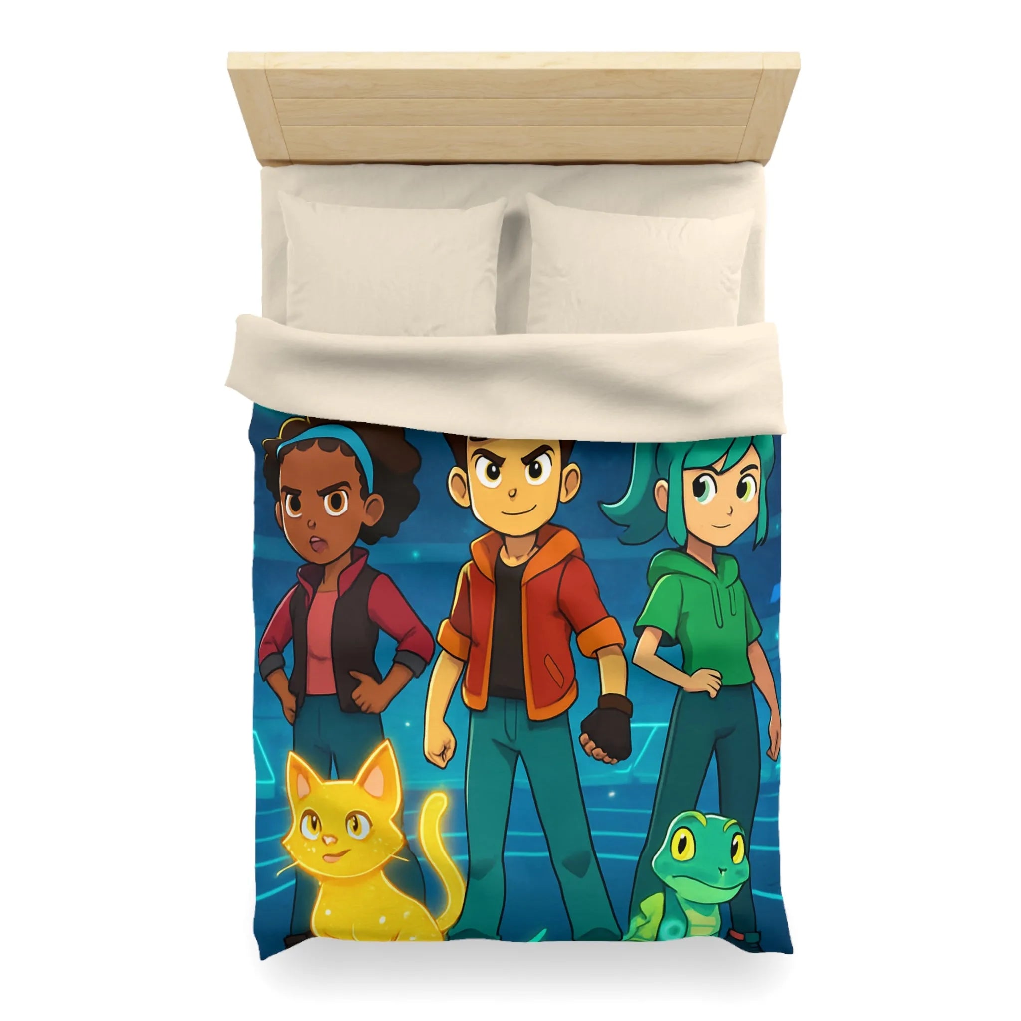 Housse de Couette Microfibre Création Artistique Moderne Design Exclusif Décoration Chambre