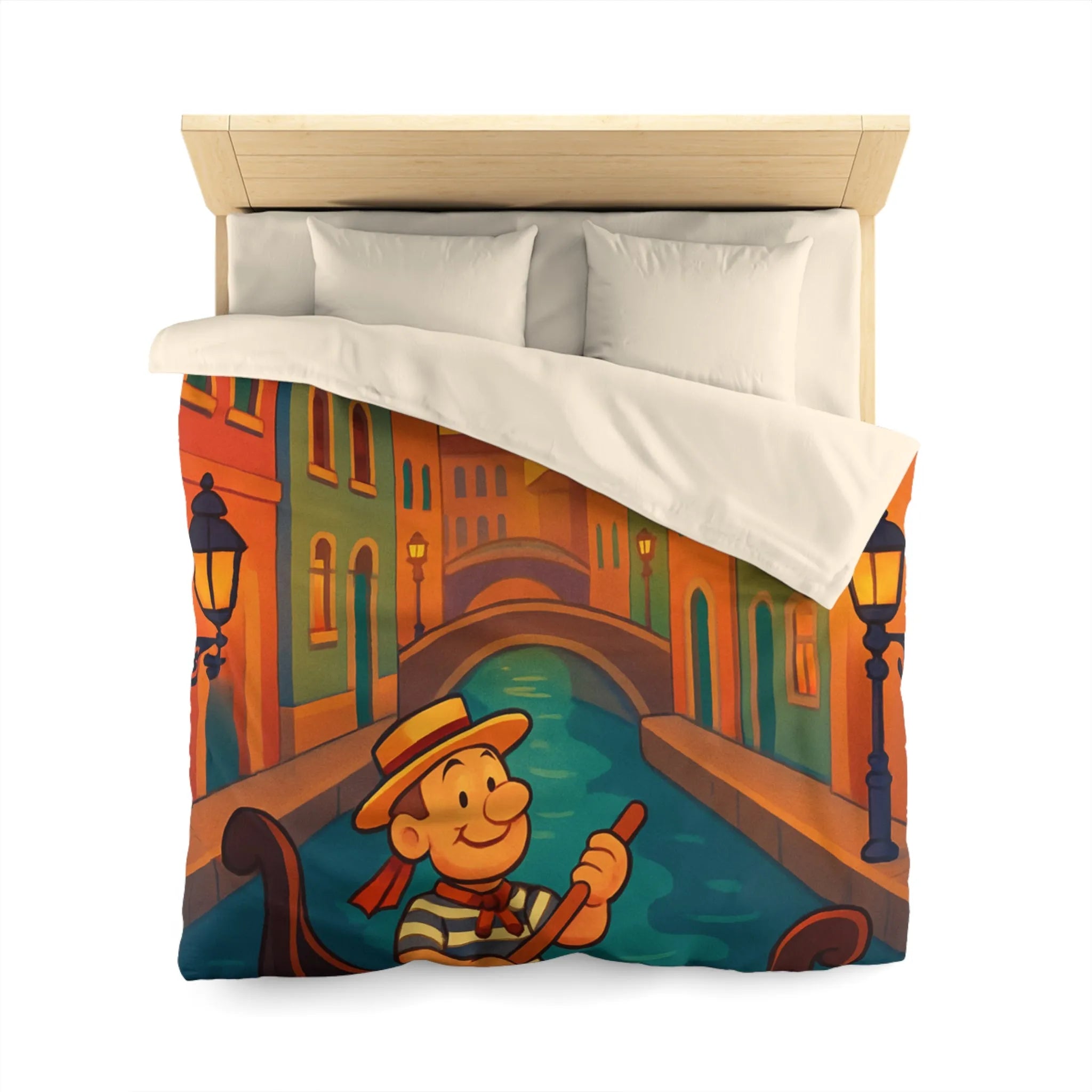 Housse de Couette Microfibre Création Artistique Moderne Design Exclusif Décoration Chambre