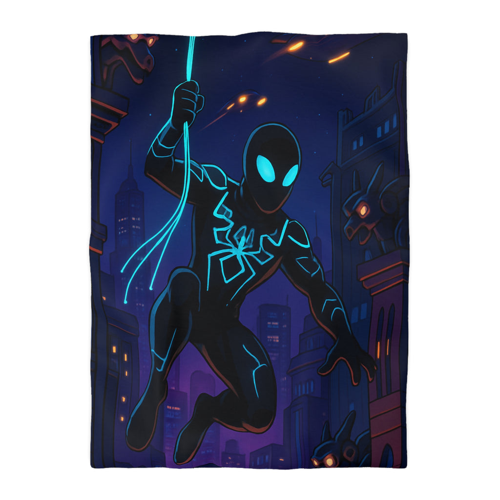 Housse de Couette Microfibre Illustration Unique Design Moderne Décoration Intérieure Raffinée