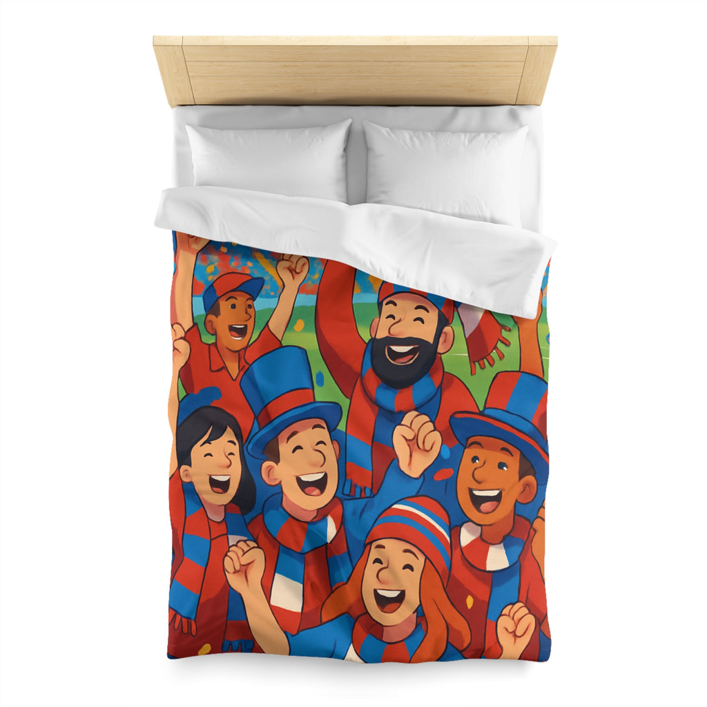 Housse de Couette Microfibre Illustration Unique Design Moderne Décoration Intérieure Raffinée