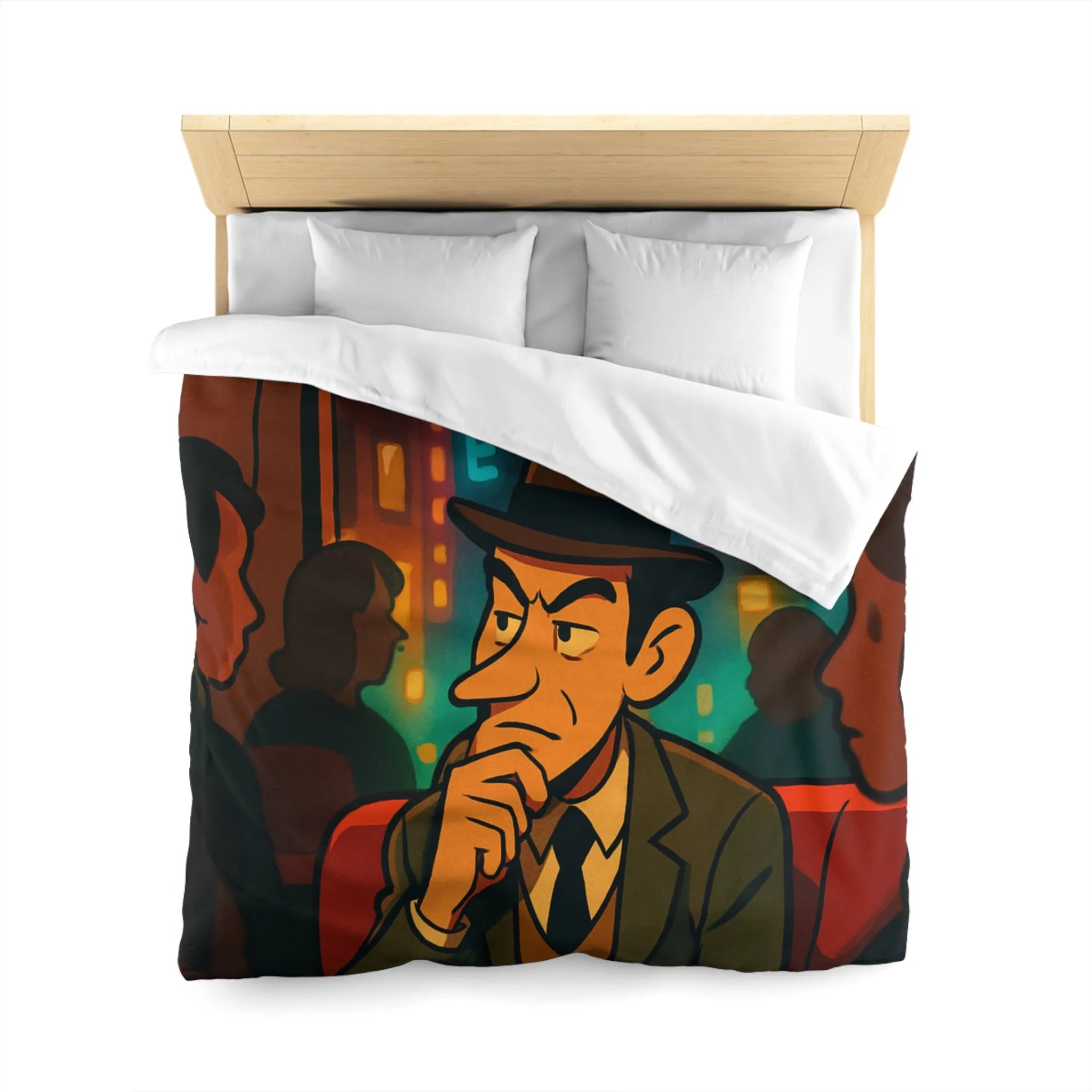 Housse de Couette Microfibre Création Artistique Moderne Design Exclusif Décoration Chambre