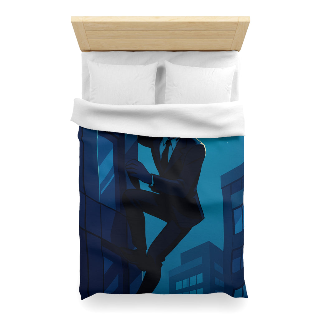 Housse de Couette Microfibre Illustration Unique Design Moderne Décoration Intérieure Raffinée