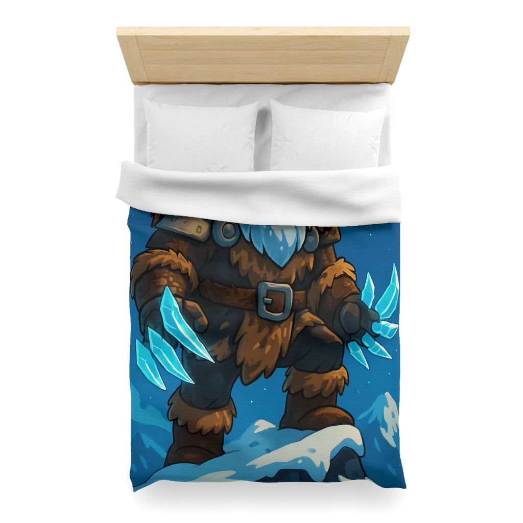 Housse de Couette Microfibre Motif Créatif Original Style Contemporain Chambre Élégante