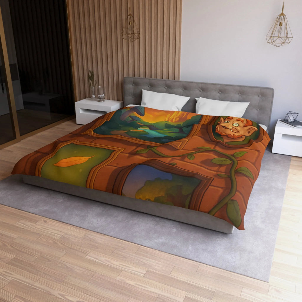 Créez un espace féerique avec cette housse de couette magique et artistique enchantée