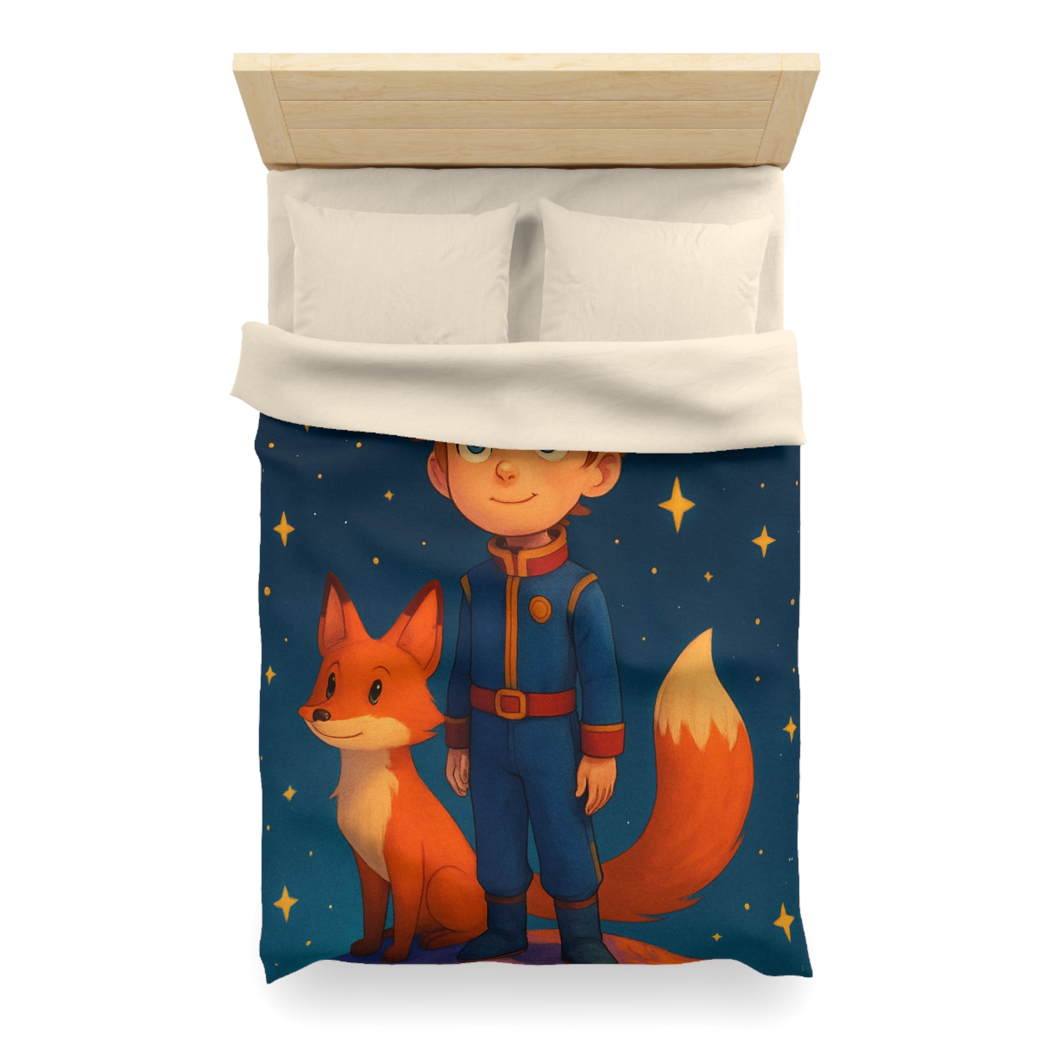 Housse de Couette Microfibre Design Artistique Moderne Décoration Chambre Confort Premium