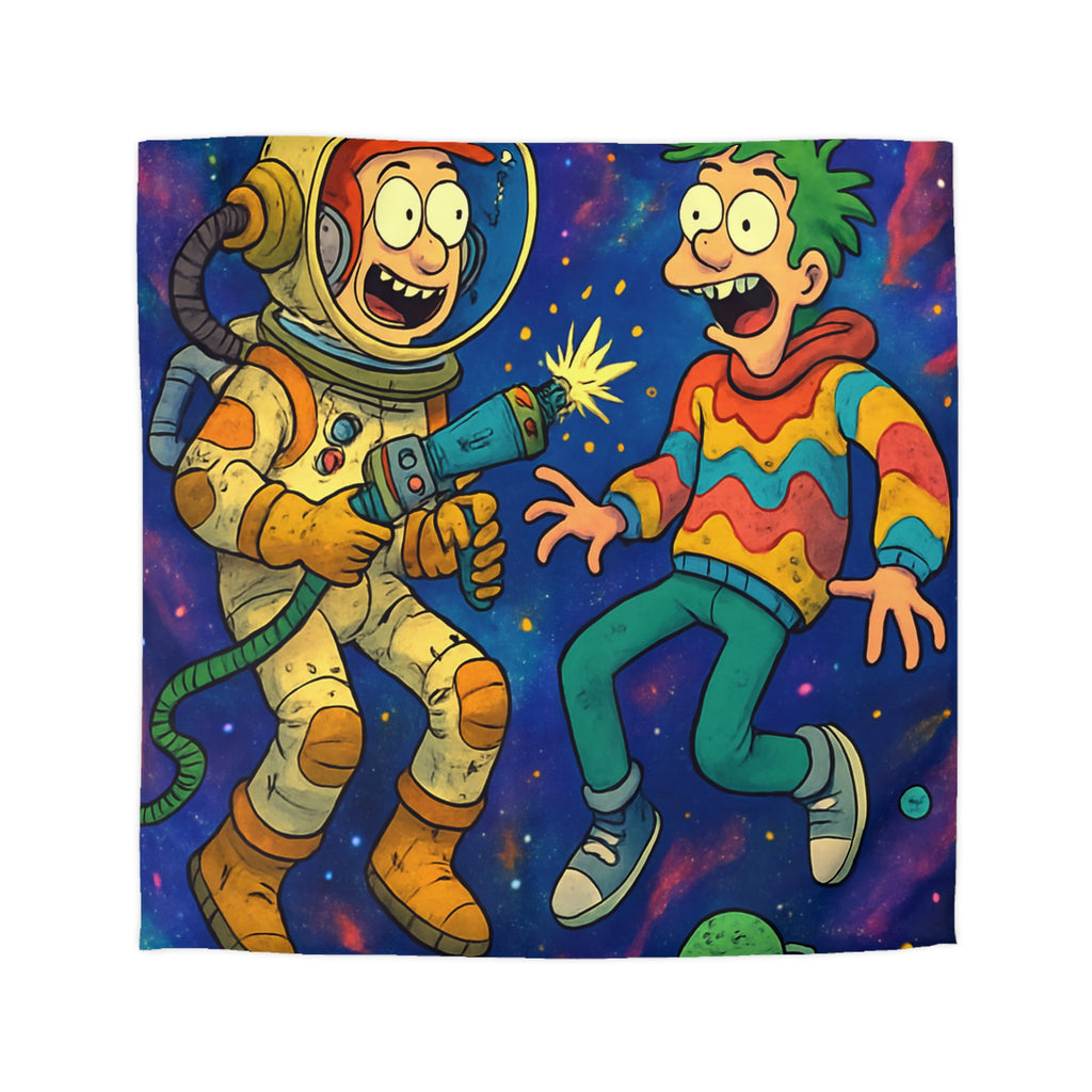 Housse de Couette Microfibre Design Artistique Moderne Décoration Chambre Confort Premium