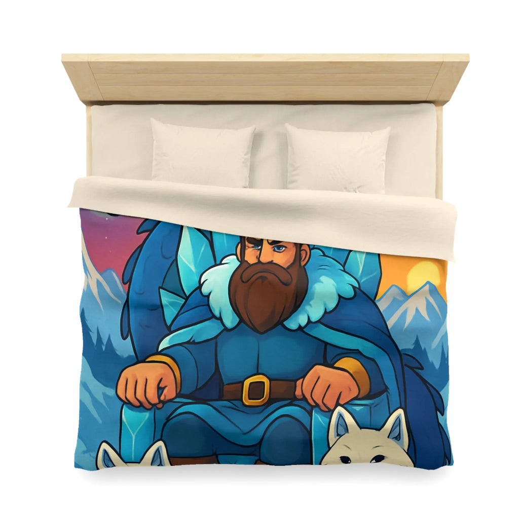 Housse de Couette Microfibre Art Graphique Contemporain Style Décoratif Chambre Tendance