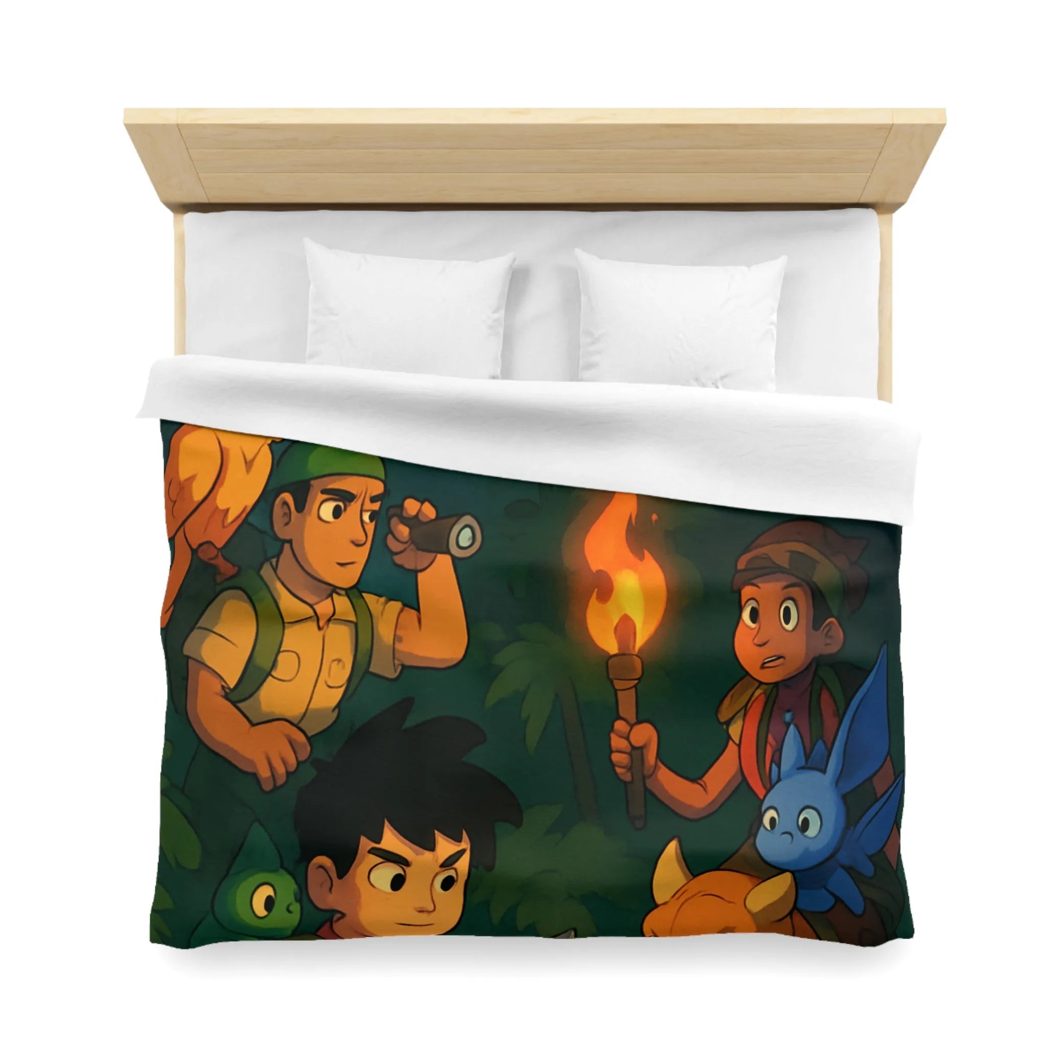 Explorez la jungle en famille avec des amis animaux et un volcan en éruption.