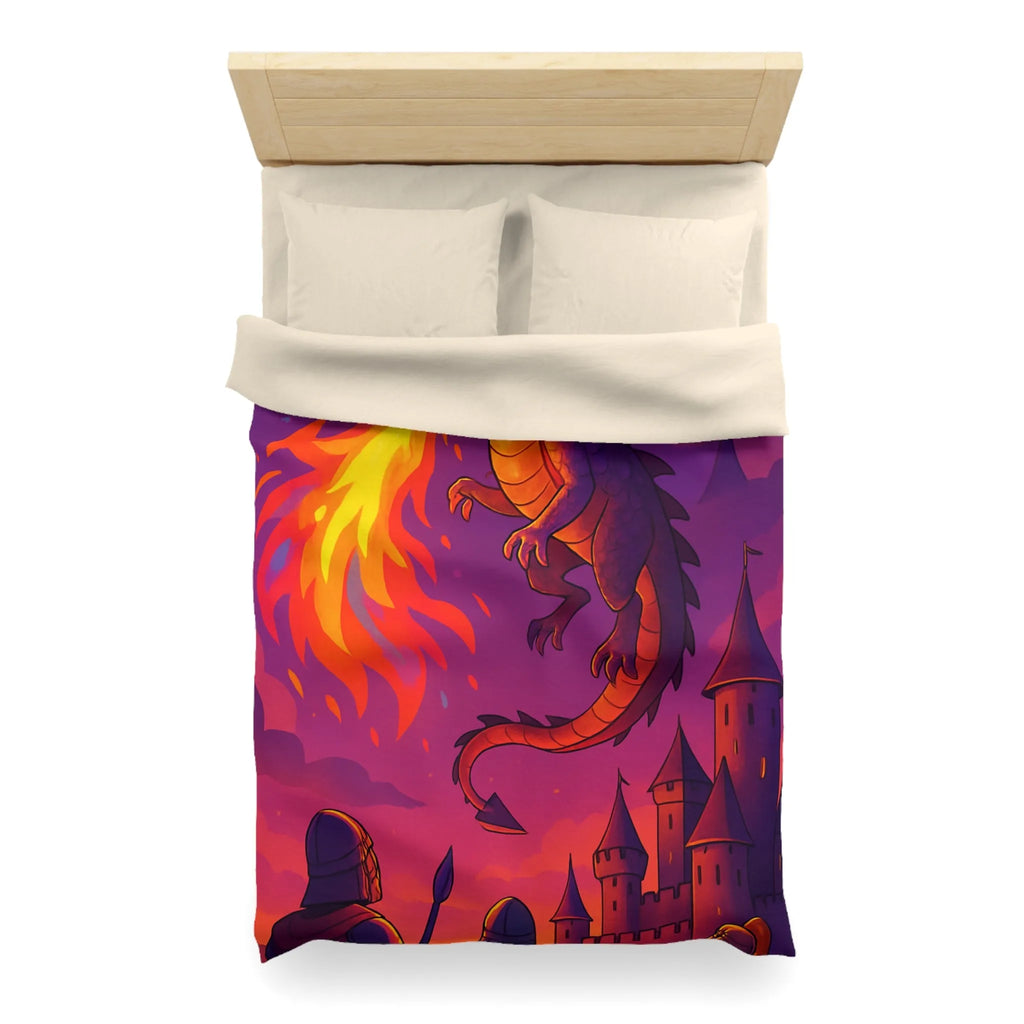 Envolez-vous avec un dragon cracheur de feu protégeant un château médiéval ensorcelé