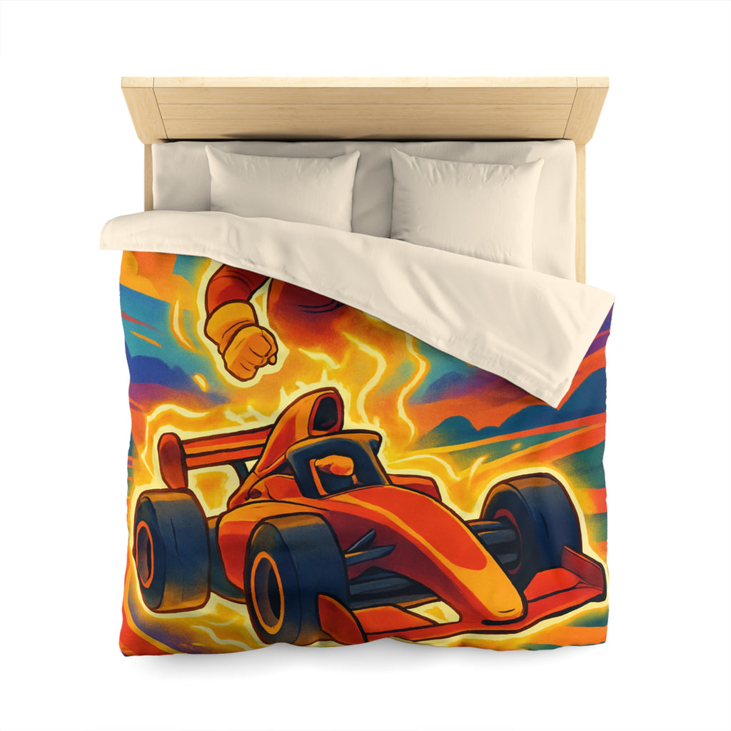 Housse de Couette Microfibre Design Artistique Moderne Décoration Chambre Confort Premium