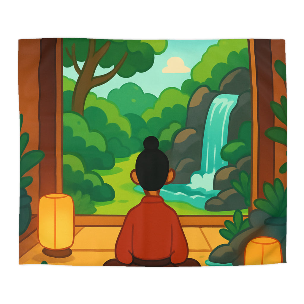 Housse de Couette Microfibre Illustration Unique Design Moderne Décoration Intérieure Raffinée